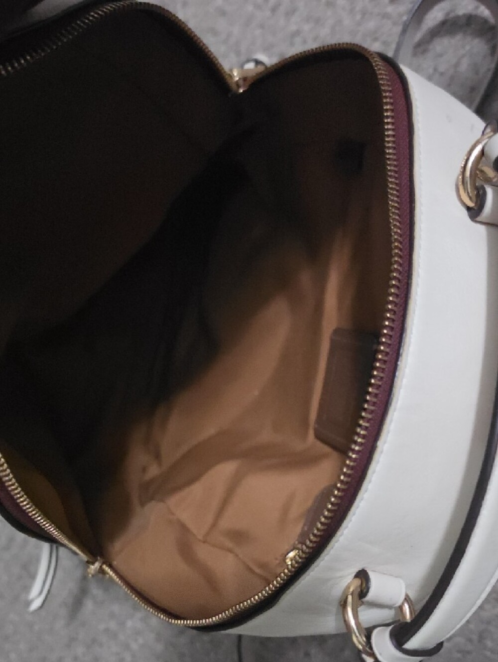 Coach Black and White Signature Mini Backpack - Picture 3 of 3